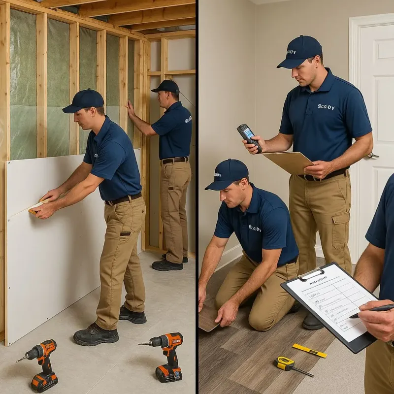 Repairs and Reconstruction process in West Hamburg, PA