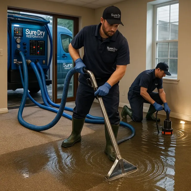 Water Extraction and Removal process in West Hamburg, PA